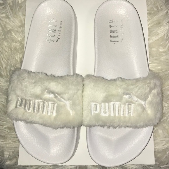 100% Authentic Fenty Puma Fur Slides - Picture 2 of 7